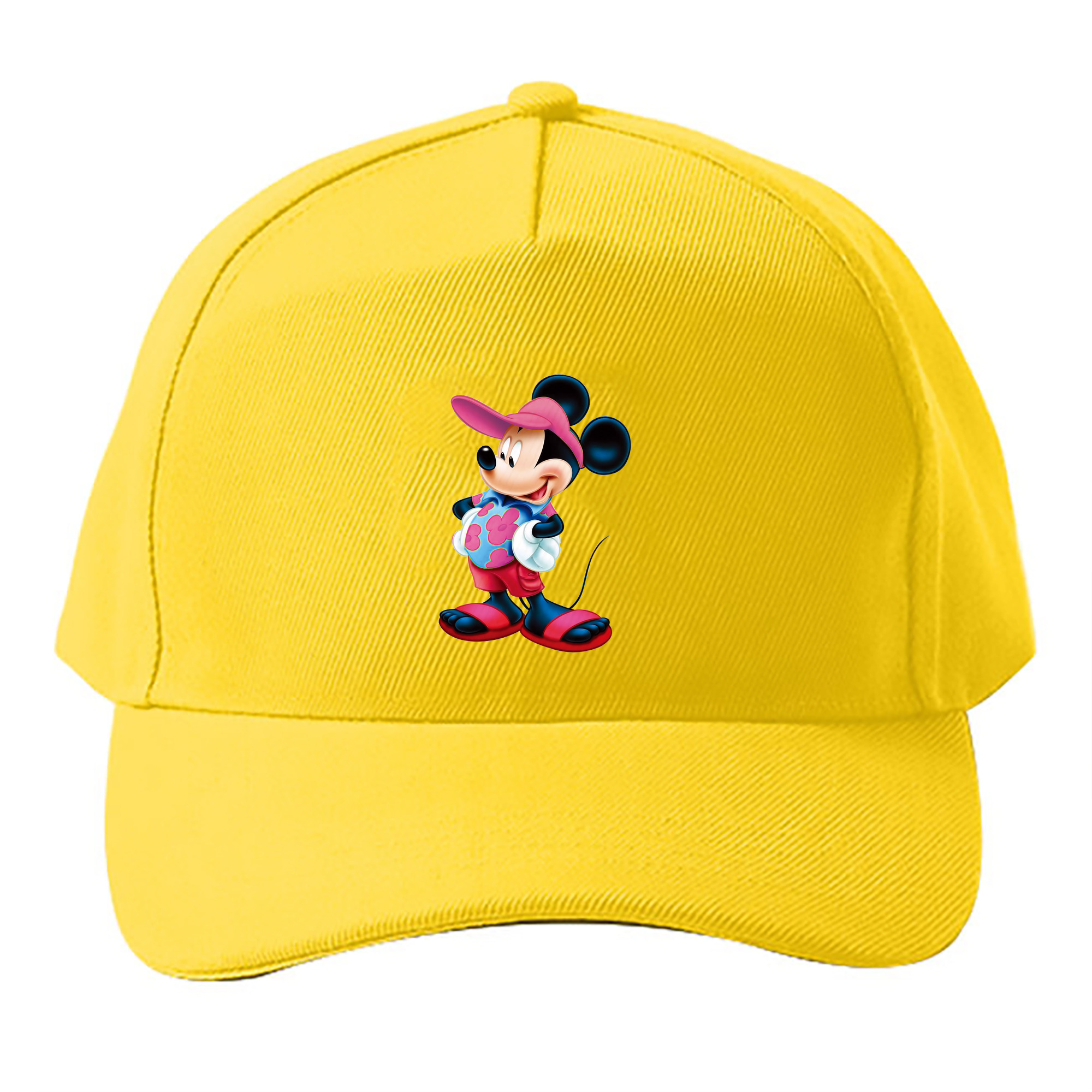（画像用） ミッキーマウス Mickey Mouse ベースボールキャップ 綿100％ 男女兼用 帽子 スポーツ